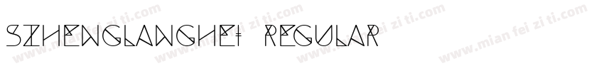 Szhenglanghei Regular字体转换